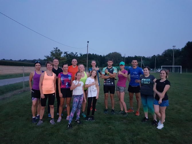 Pierwszy trening biegowy w&nbsp;ramach akcji Węgrzce na&nbsp;sportowo