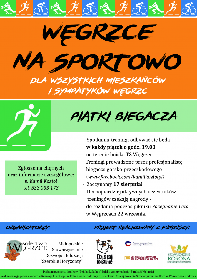 Węgrzce na&nbsp;sportowo – Treningi Biegowe