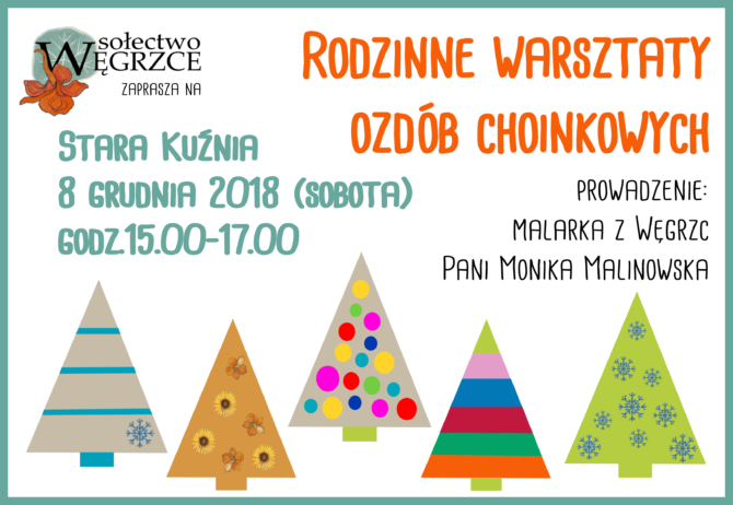 Rodzinne warsztaty ozdób choinkowych w&nbsp;Kuźni