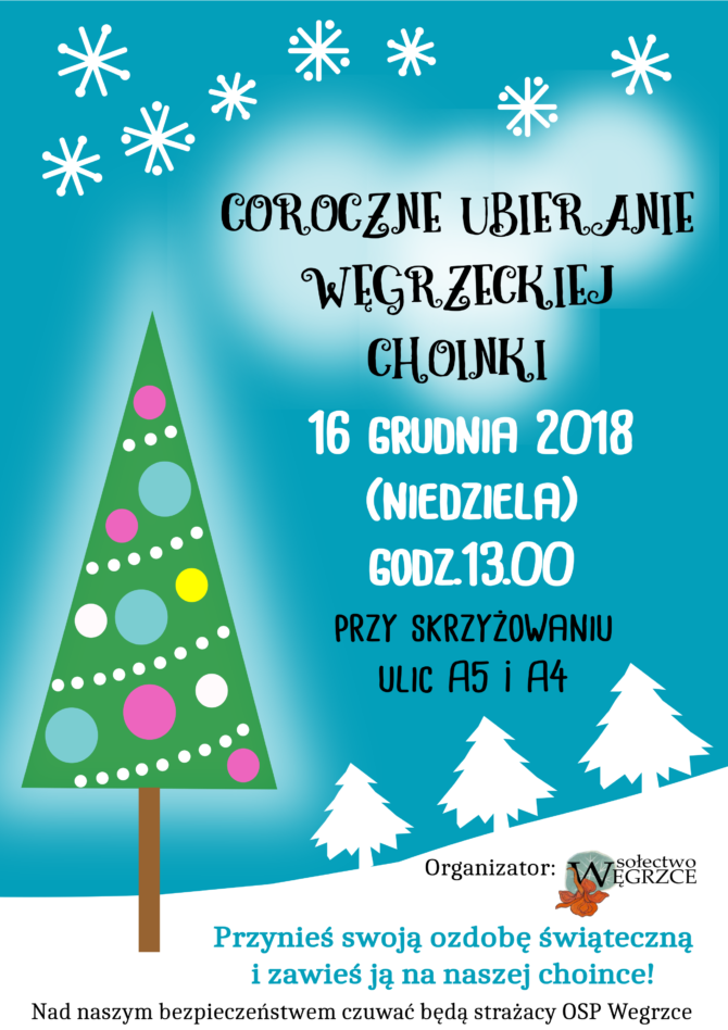 Ubierzmy wspólnie węgrzecką choinkę!