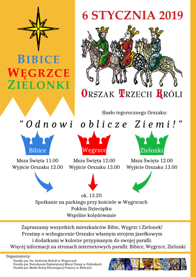 Orszak Trzech Króli w&nbsp;Parafii w&nbsp;Węgrzcach