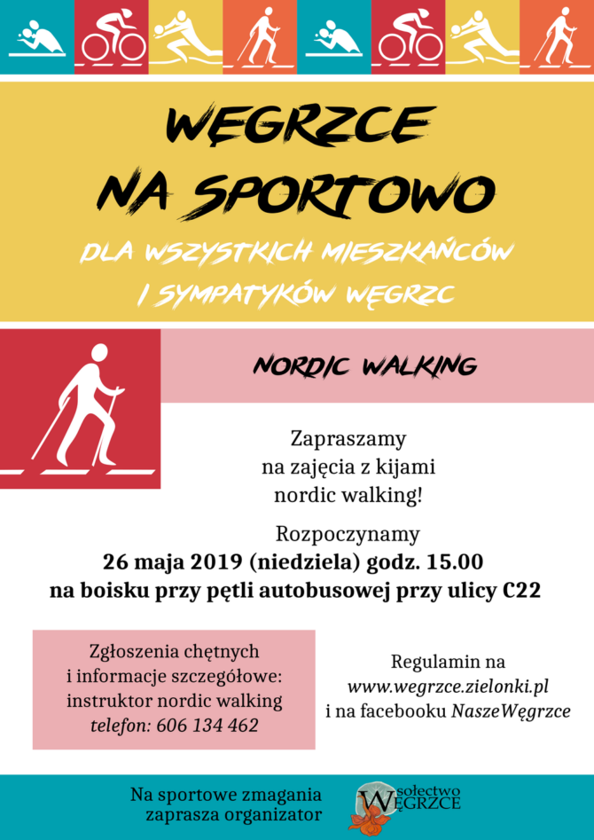 Węgrzce na&nbsp;sportowo – zapraszamy na&nbsp;trening nordic walking