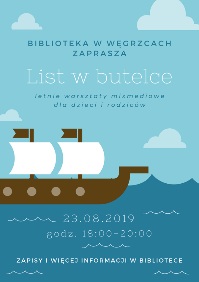 Rodzinne Warsztaty Wakacyjne – „List w&nbsp;butelce”