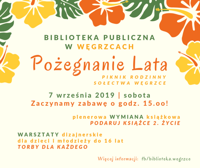 Wymiana książek podczas pikniku w&nbsp;Węgrzcach