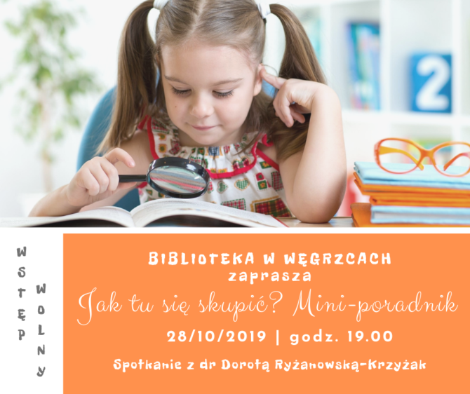 Wykład „Jak tu&nbsp;się skupić? O&nbsp;trudnościach z&nbsp;koncentracją u&nbsp;dzieci przedszkolnych i&nbsp;wczesnoszkolnych”