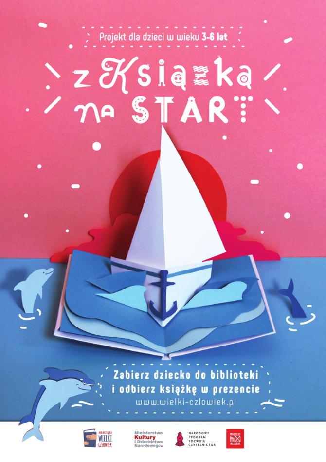 Konkurs dla dzieci 3-6 lat „Mała książka – wielki człowiek!”