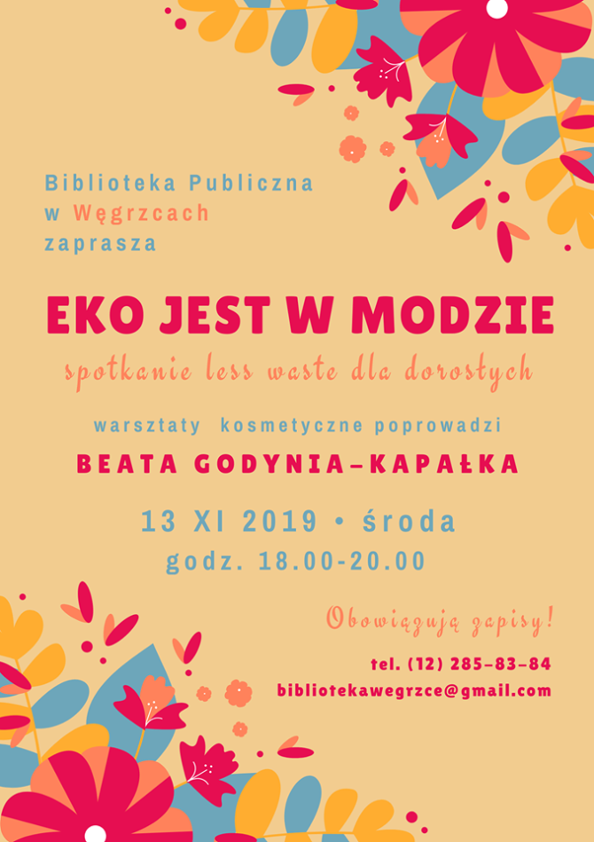 „Eko jest w&nbsp;modzie” – spotkanie na&nbsp;temat ekologicznego stylu życia
