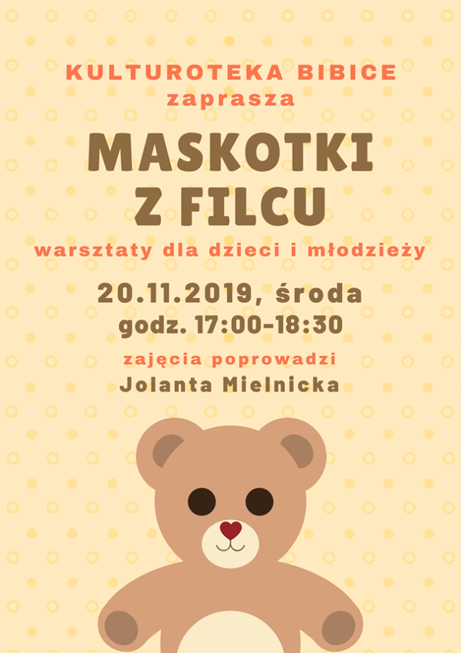 Sąsiedzi zapraszają do&nbsp;Kulturoteki na&nbsp;warsztaty z&nbsp;filcu