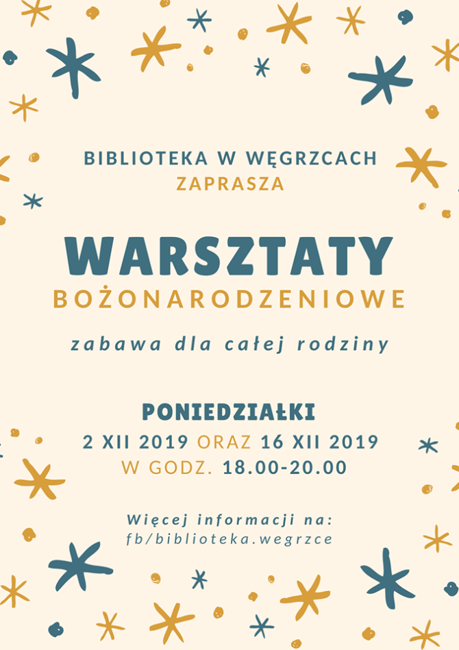 Rodzinne Warsztaty Bożonarodzeniowe 2019