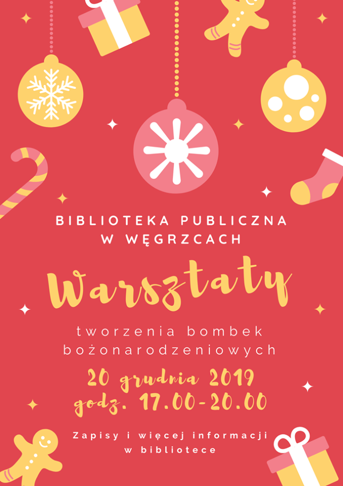 Międzypokoleniowe warsztaty tworzenia bombek bożonarodzeniowych w&nbsp;Węgrzcach
