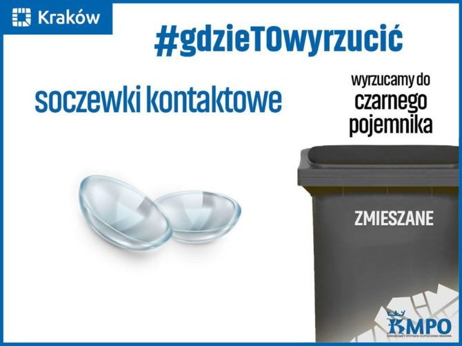 Gdzie wrzucić zużyte soczewki kontaktowe?