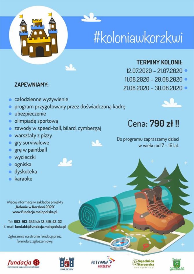 Ośrodek Wypoczynkowy Korzkiew rozpoczyna zapisy na&nbsp;kolonie letnie