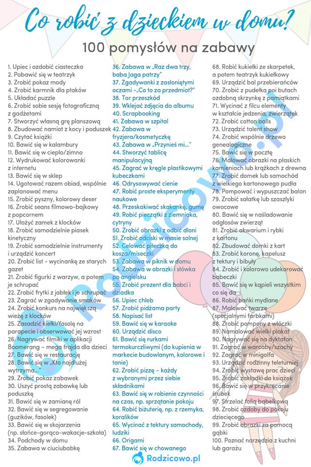Co&nbsp;robić z&nbsp;dzieckiem w&nbsp;domu?