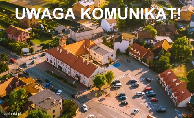 Komunikat dla klientów Urzędu Gminy Zielonki