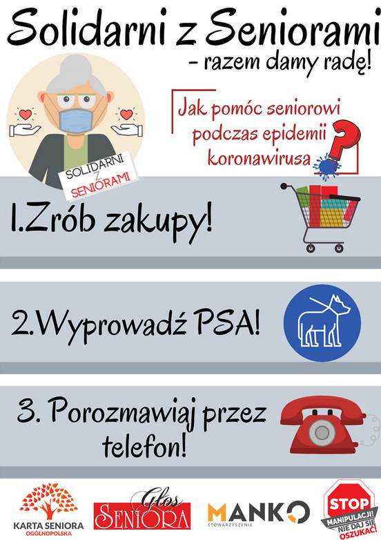 Jak pomóc seniorowi podczas epidemii koronawirusa?