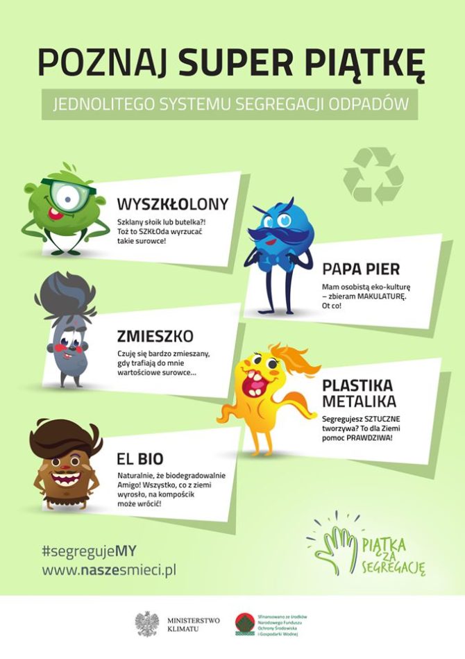 Zasady segregacji – poznaj super piątkę!