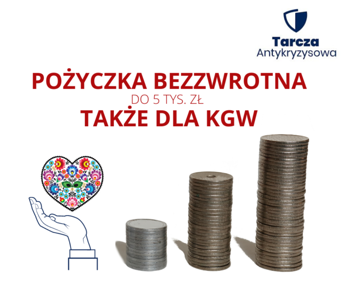 Bezzwrotna pożyczka do&nbsp;5000 zł także dla KGW