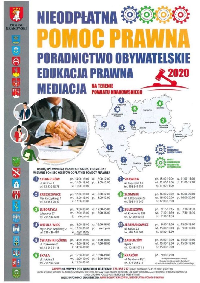 Wznowienie dyżurów nieodpłatnej pomocy prawnej