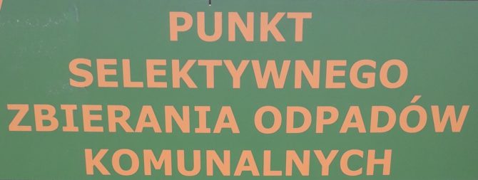 PSZOK czynny 14 sierpnia