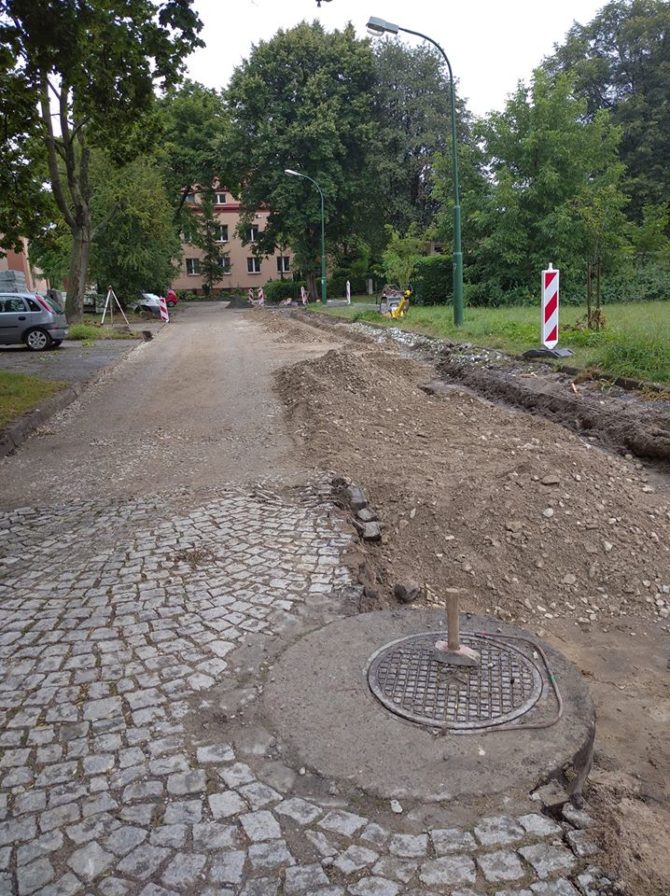 Postęp prac na&nbsp;osiedlu Wojskowym