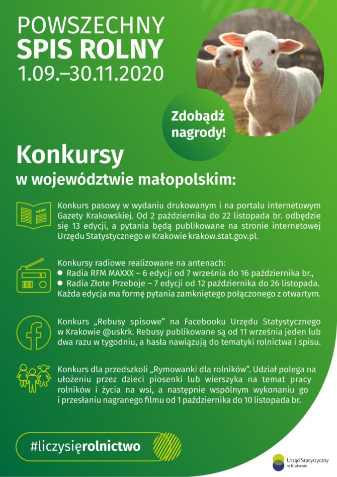 Powszechny Spis Rolny – konkursy