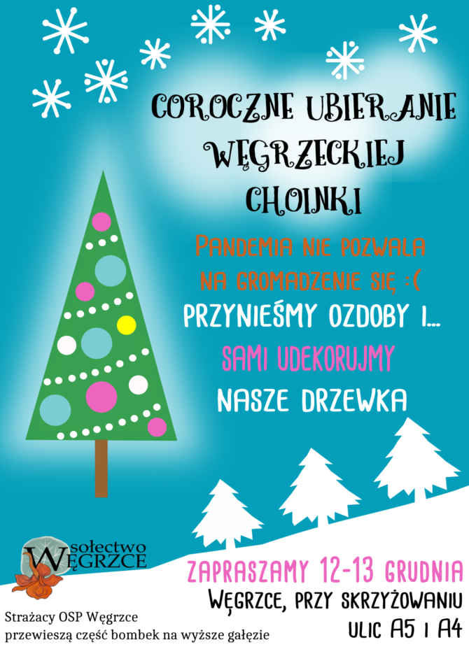 Coroczne ubieranie węgrzeckiej choinki