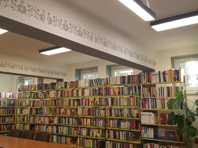 Odświeżone wnętrze Biblioteki w&nbsp;Węgrzcach
