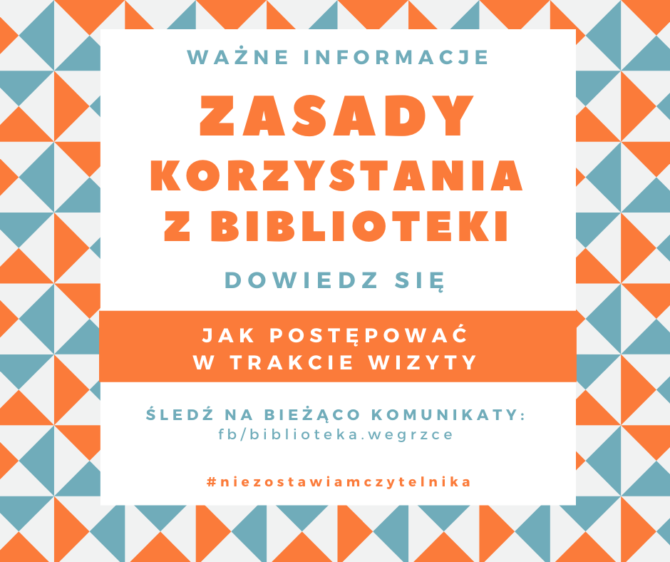 Zasady korzystania z&nbsp;biblioteki w&nbsp;czasie stanu epidemii