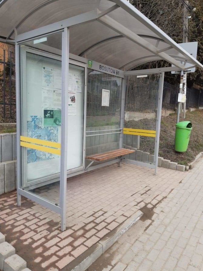 Wiata przy B1 odzyskała swój pierwotny wygląd