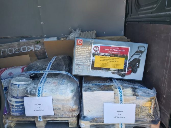 Zbiórka przez&nbsp;OSP Węgrzce na&nbsp;rzecz pogorzelców z&nbsp;Nowej Białej