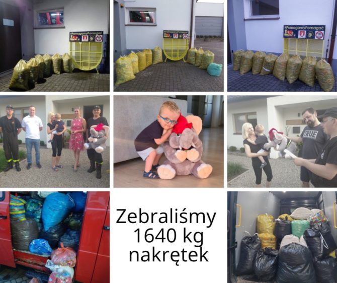 Podsumowanie akcji zbierania nakrętek przez&nbsp;Osp Węgrzce