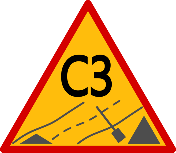 Dziś łatane pobocza i&nbsp;dziury na&nbsp;C3