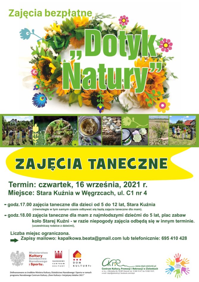 Zajęcia taneczne w&nbsp;Kuźni „Dotyk Natury”