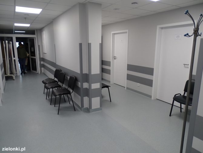 8 kwietnia odebrano prace remontowe przeprowadzone wewnątrz budynku Centrum Medycznego w&nbsp;Węgrzcach