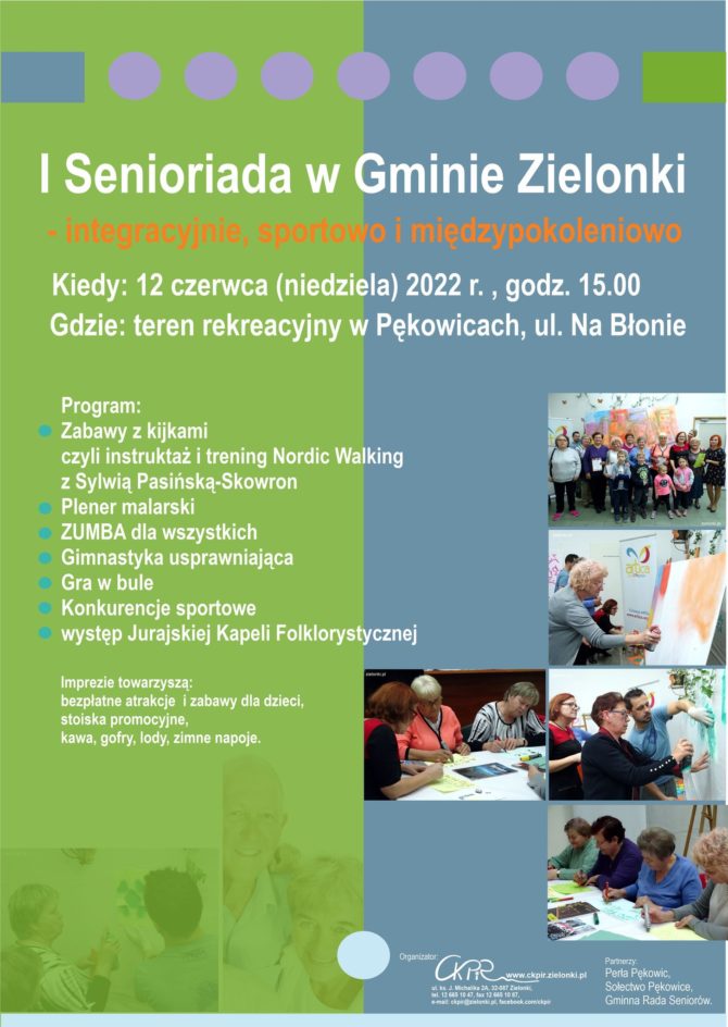 I&nbsp;Senioriada organizowana przez&nbsp;Centrum Aktywnego Seniora Zielonki