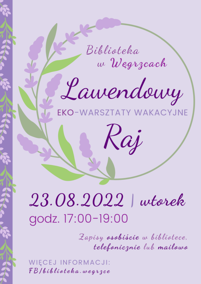 Lawendowy Raj w&nbsp;Bibliotece