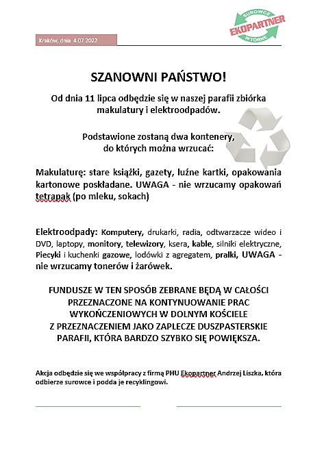Cały czas trwa zbiórka makulatury i&nbsp;elektroodpadów u&nbsp;sąsiadów w&nbsp;Bibicach