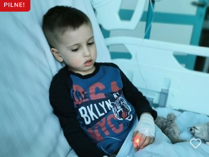Zbiórka dla czteroletniego mieszkańca Węgrzc – prosimy o&nbsp;wsparcie!