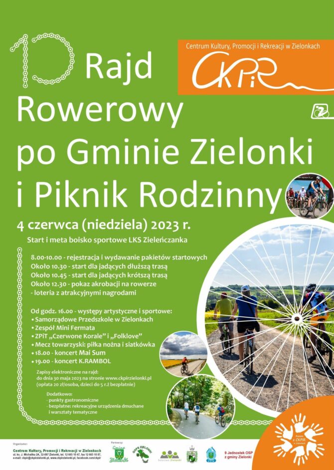 X&nbsp;Rajd Rowerowy po&nbsp;gminie Zielonki