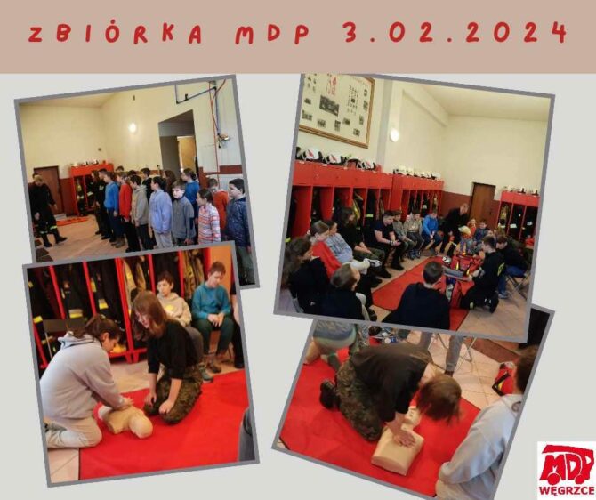 Relacja ze&nbsp;zbiórki Młodzieżowej Drużyny Pożarniczej w&nbsp;Węgrzcach