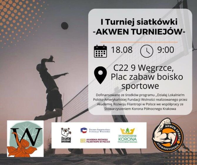 Zaczynamy projekt ,,Akwen Turniejów”