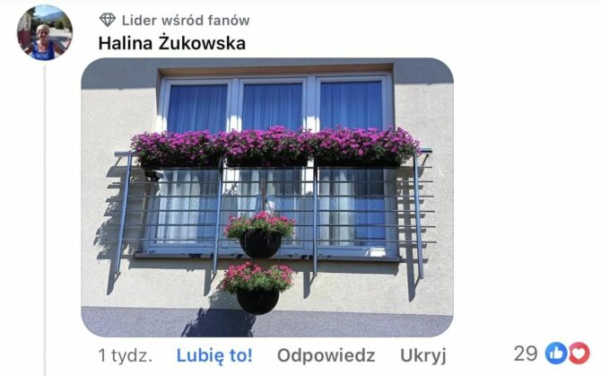 Ogród Pani Haliny w&nbsp;Węgrzcach z&nbsp;wyróżnieniem w&nbsp;konkursie Kwiatki u&nbsp;Grześka