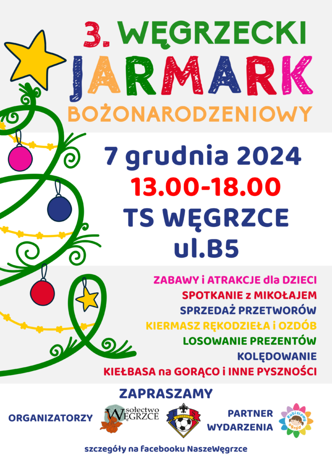 3. Jarmark Bożonarodzeniowy w&nbsp;Węgrzcach