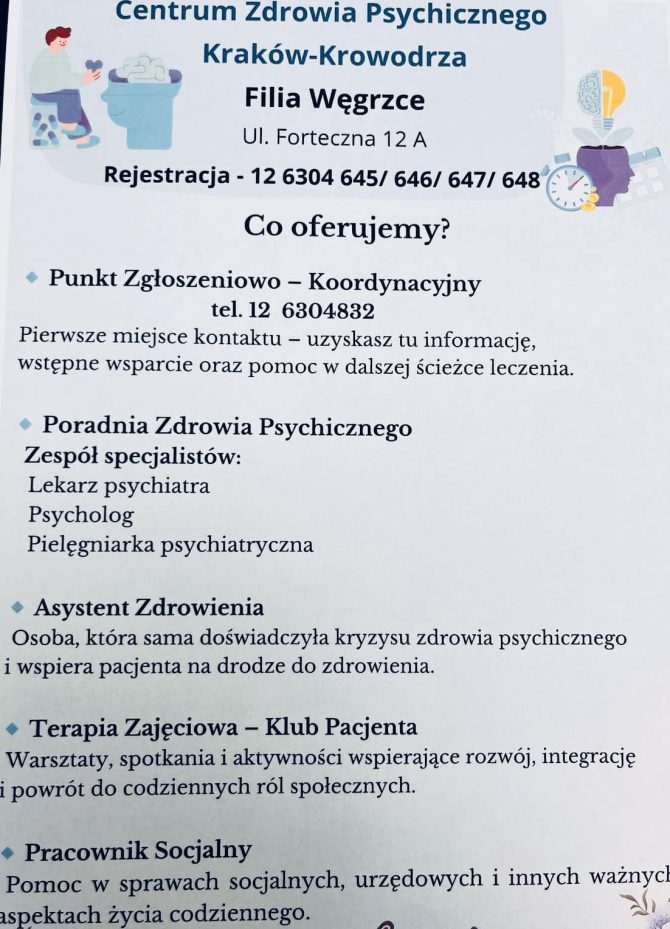 W&nbsp;Węgrzcach wkrótce rusza Centrum Zdrowia Psychicznego