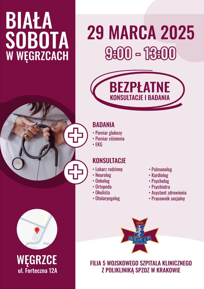 Bezpłatne konsultacje w&nbsp;nowej placówce zdrowia w&nbsp;Węgrzcach w&nbsp;najbliższą sobotę