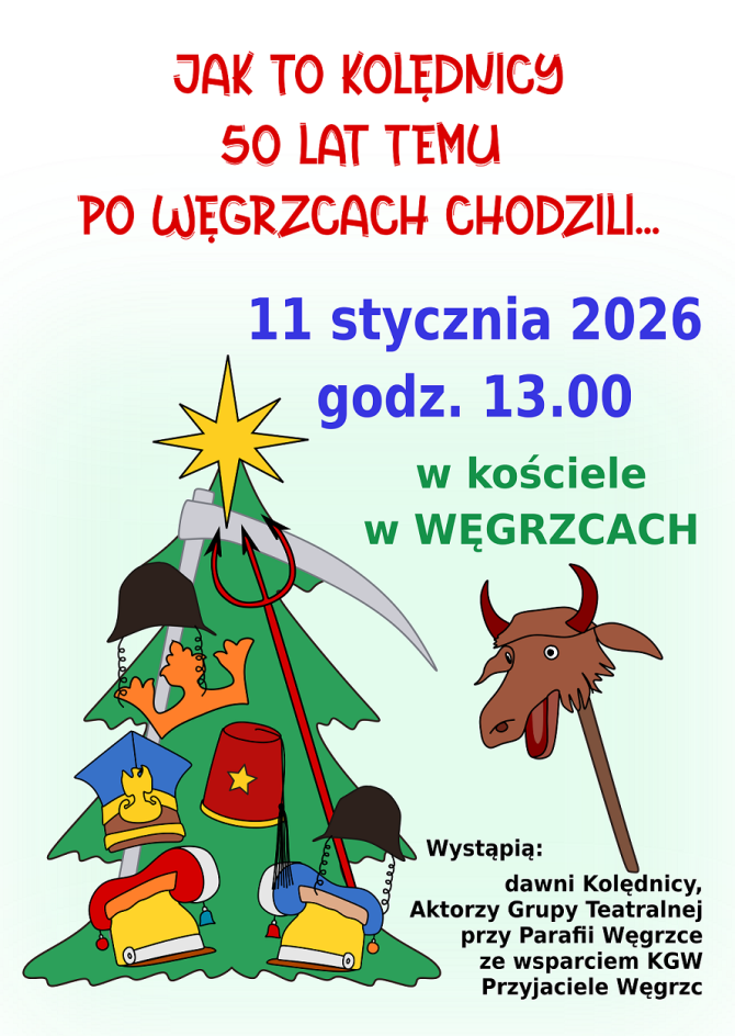 Zapraszamy na&nbsp;kolędowanie do&nbsp;Węgrzc