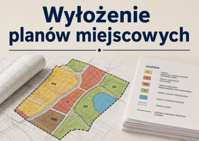 Wyłożenie planów miejscowych